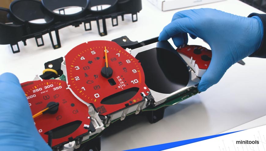 Speedometers repair with Minitools replacement parts
