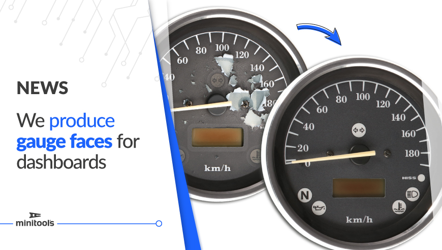 New Minitools gauge faces for instrument clusters