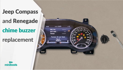 How to replace Jeep Compass and Renegade dashboards’ interior sounds chime buzzer