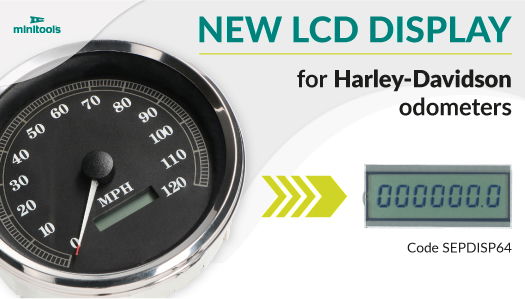 New display for Harley-Davidson odometer repair