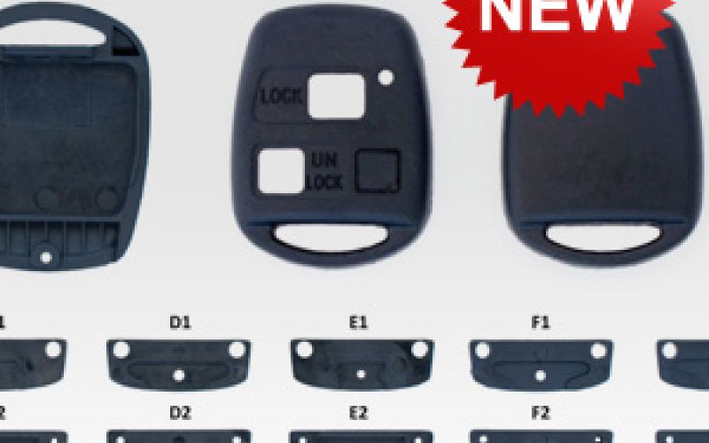 The new Toyota key shell is available