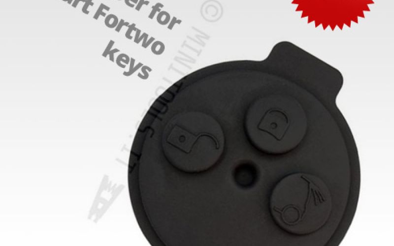 Smart Fortwo keys: new rubber available
