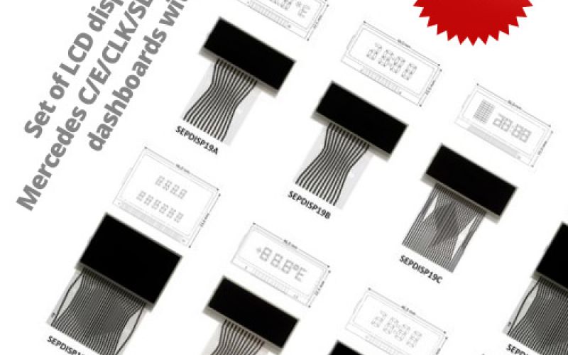 Kit display quadri strumenti Mercedes-Benz W202, W210, W463, R171