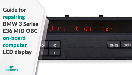 BMW 3 Series E36 OBC display repair