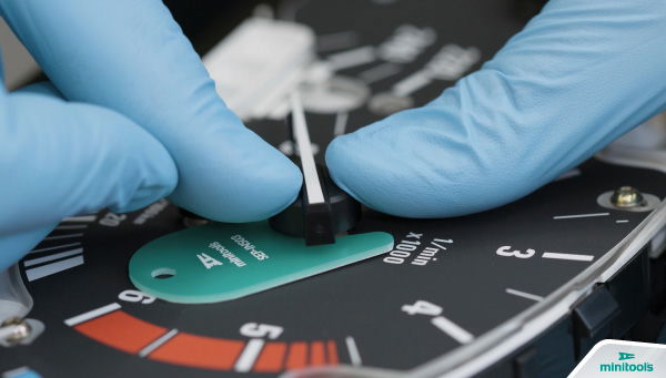 How to fit back gauges pointers with SEP-INS03 shim for dashboards