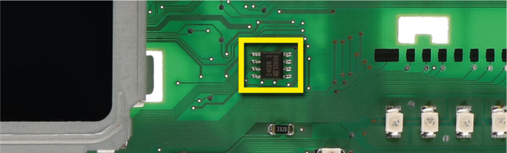 Audi A4 B6, B7, Seat Exeo speedometer EEPROM