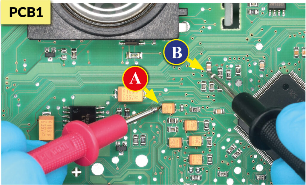 Audi A4 B6, B7, Seat Exeo instrument cluster PCB