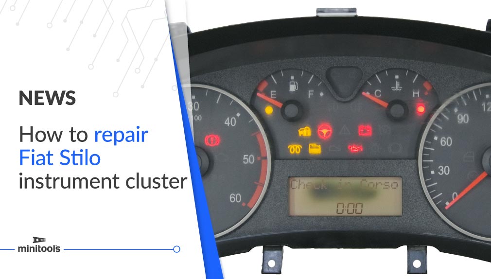 Fiat Stilo instrument cluster repair