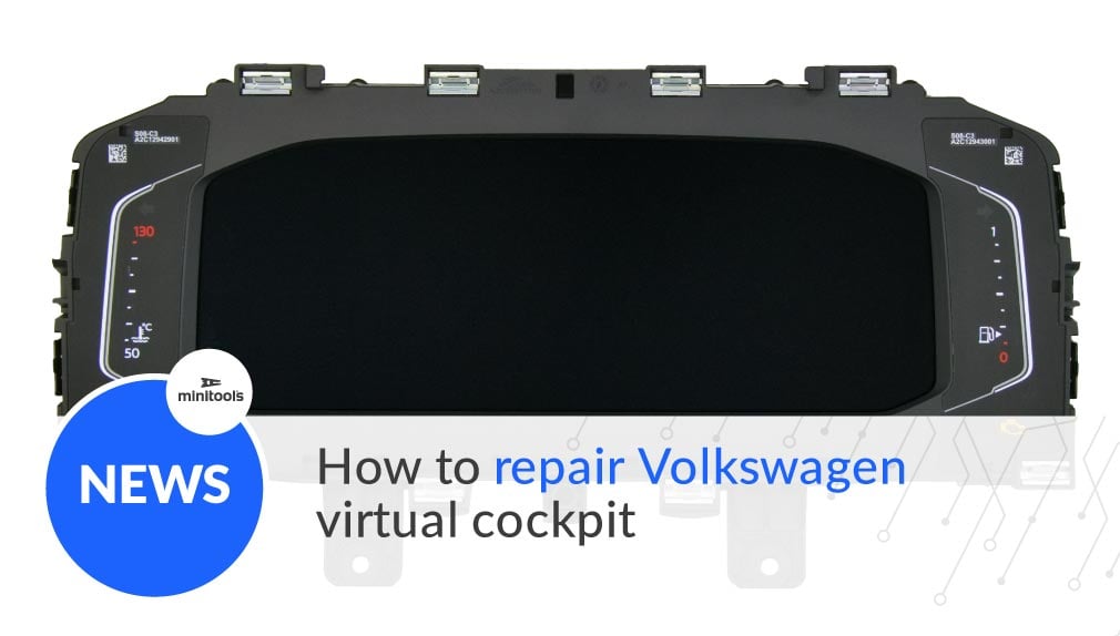 How to repair blank Volkswagen virtual cockpit