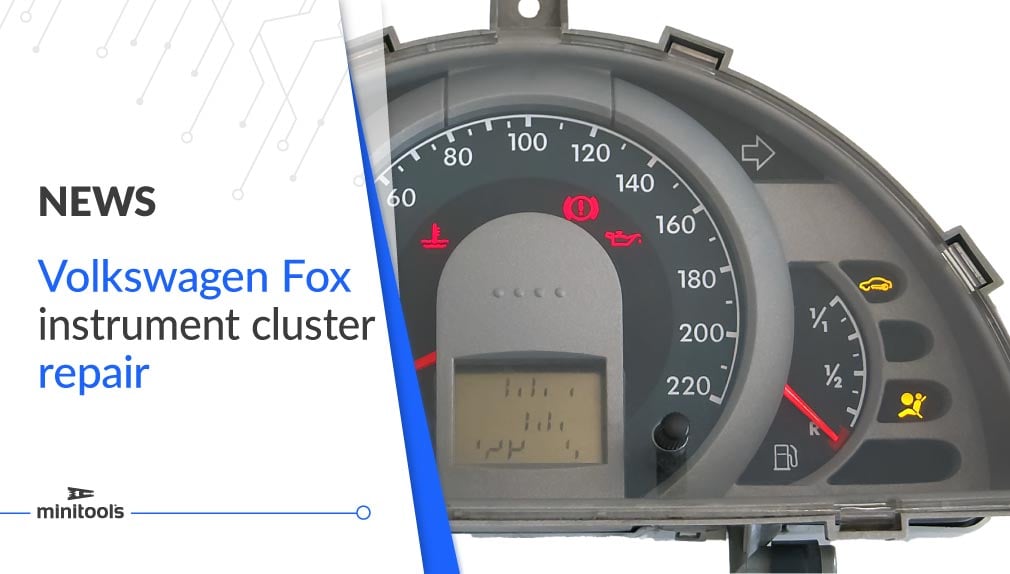 How to fix VW Fox instrument panel LCD screen