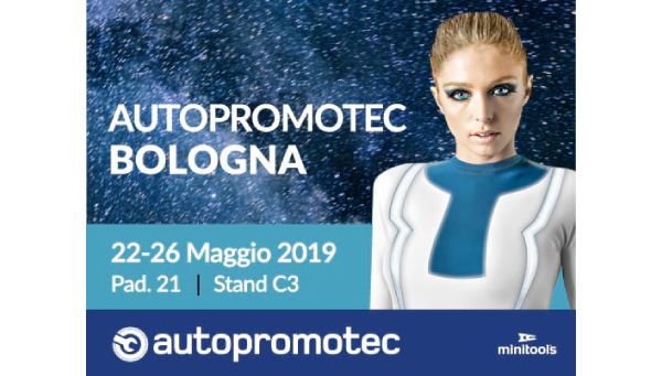 Minitools ad Autopromotec Pad. 21 stand C3