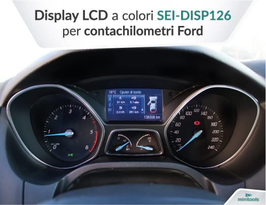 Riparazione contachilometri ford con display a colori