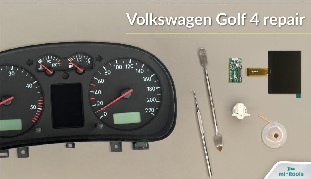 How to replace Golf mk4 multi-function display