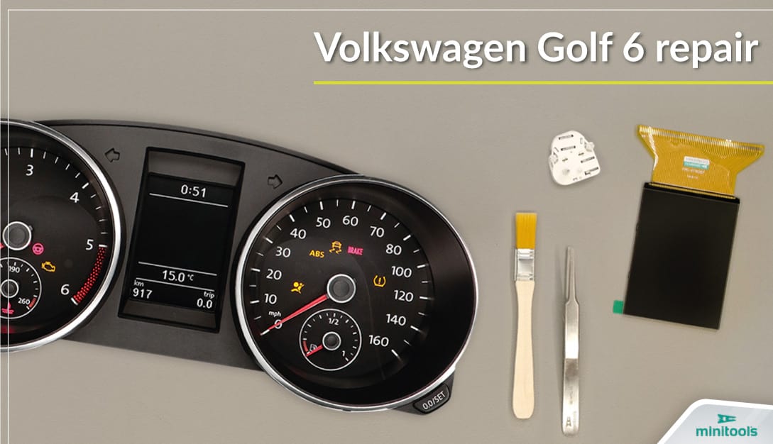 How to replace Golf mk5 multi-function display