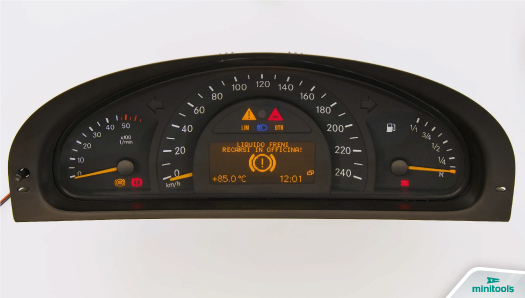 Mercedes G-Class W463 and C-Class W203 – S203 instrument clusters dim display fixed