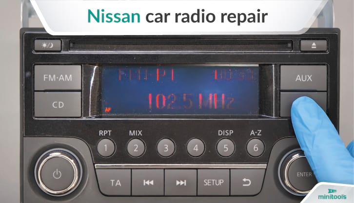 Nissan and Suzuki car stereo display repair