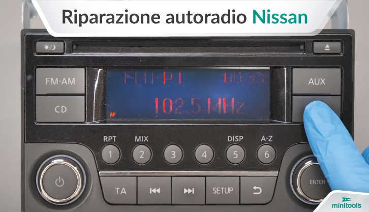 riparazione-autoradio-nissan