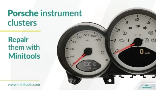 Porsche 911 (930 / 964 / 993 / 996 / 997), Porsche Boxster (986 / 987) and Porsche Cayman (987) instrument clusters repair