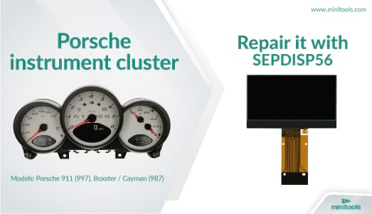Porsche 997 and Porsche 987 dashboards repair