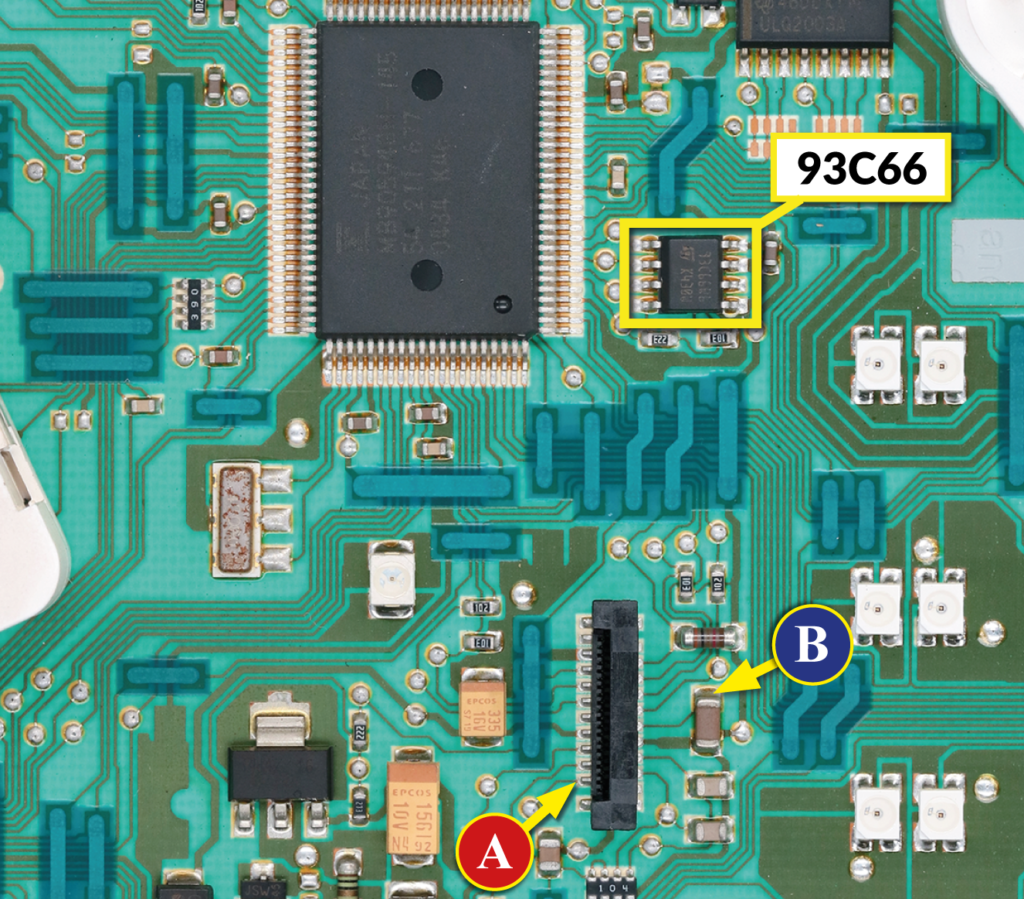 EEPROM 93C66 per quadri strumenti Peugeot 407