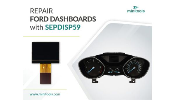 How to repair Ford odometers with the Minitools SEPDISP59 display