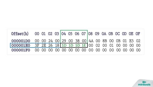 Nuovi valori delle locazioni 01E4, 01E5, 01E6 e 01E7 inseriti sulla EEPROM 93C86