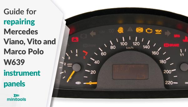How to fix Mercedes-Benz W639 instrument clusters