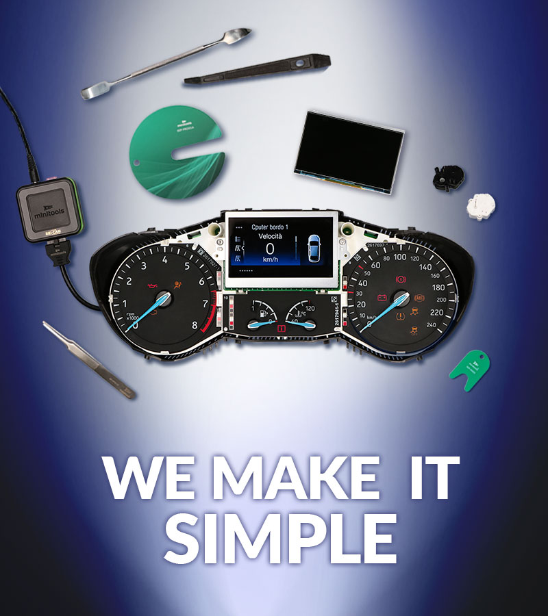 Minitools: cars LCD screen and spare parts for instrument cluster repair - Banner mobile