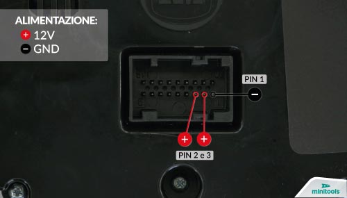 Pinout del quadro strumenti Fiat 500