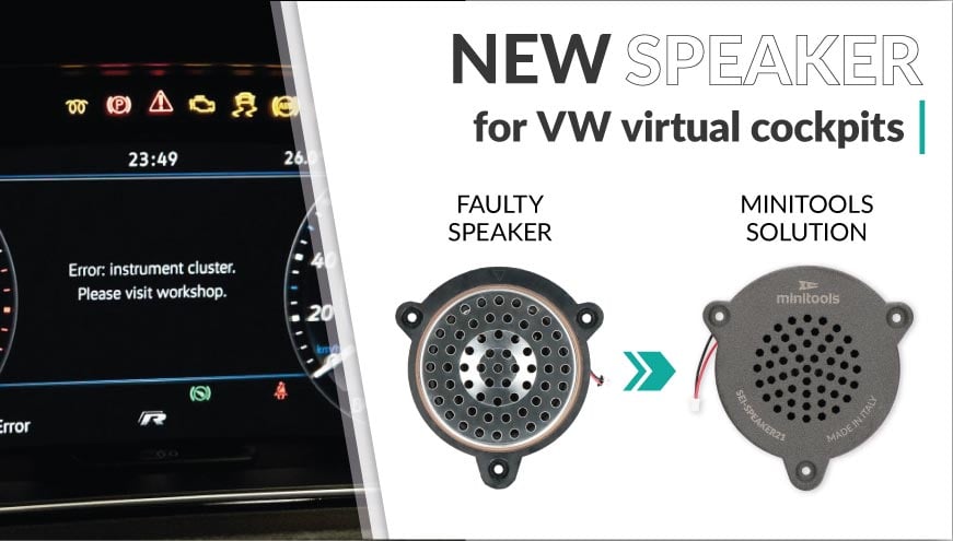 New speaker compatible with A2C00061361 for Volkswagen digital dashboards