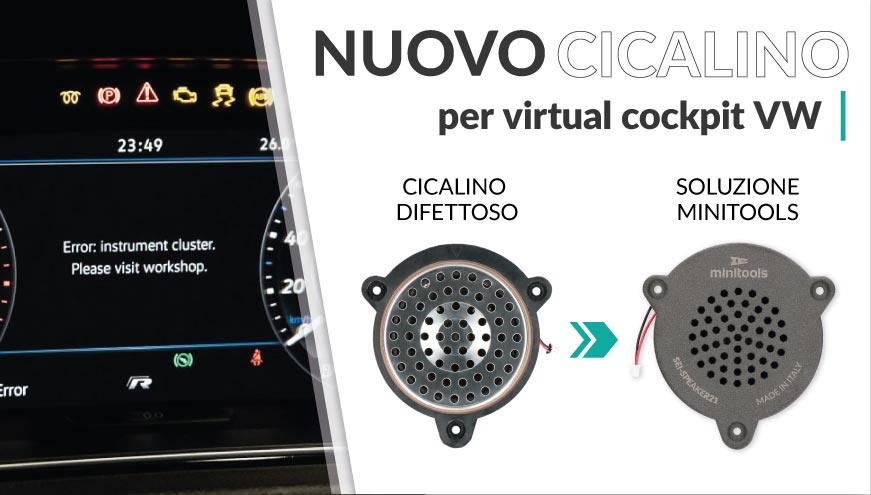 Nuovo speaker Minitools compatibile con A2C00061361 per Virtual Cockpit Volkswagen