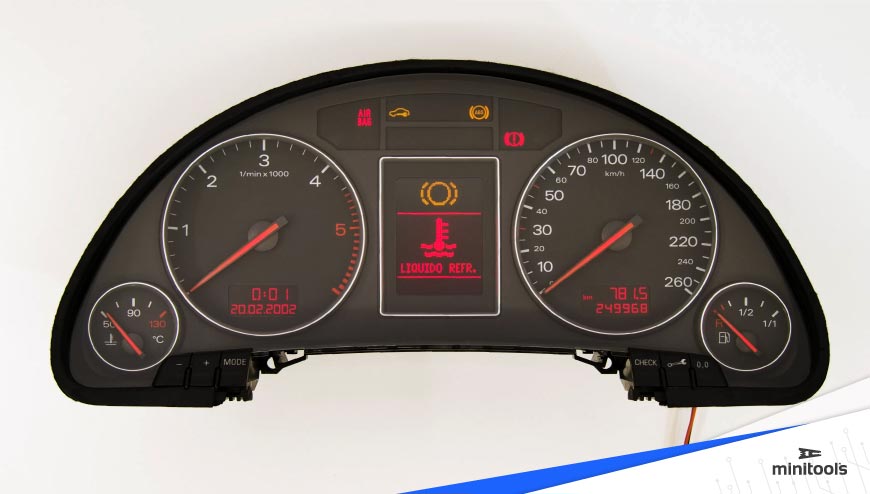 Audi A4 B7 - B6 speedometers LCD screen repair